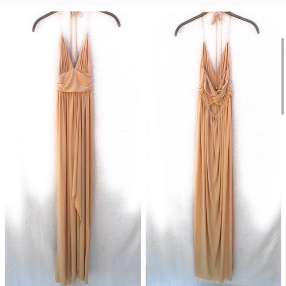 NWT || MISA Los Angeles || Halter Maxi Dress - Picture 4 of 8